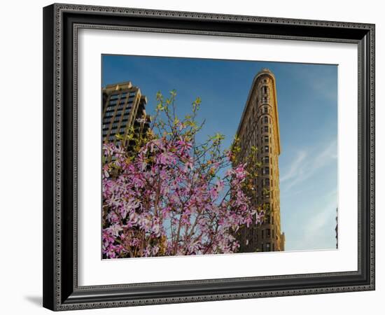 Flat Iron Building in the Spring, Manhattan, New York City-Sabine Jacobs-Framed Photographic Print