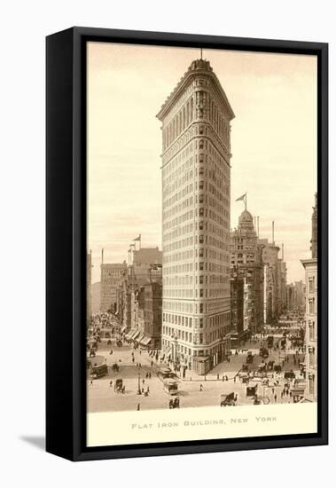 Flat Iron Building, New York City-null-Framed Stretched Canvas