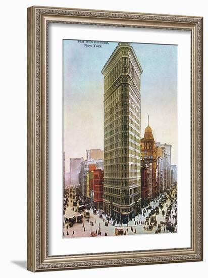 Flat Iron Building, New York City--Framed Art Print