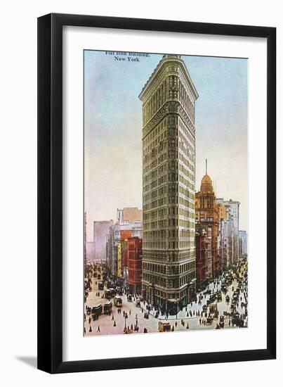 Flat Iron Building, New York City-null-Framed Art Print