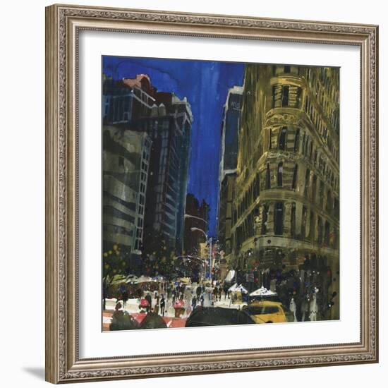 Flat Iron Building, New York-Susan Brown-Framed Giclee Print