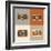 Flat Retro Camera Icons-YasnaTen-Framed Art Print