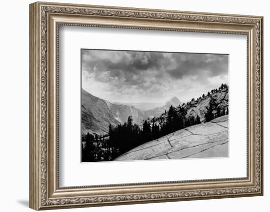 Flat Rocks, Yosemite National Park, California-null-Framed Art Print