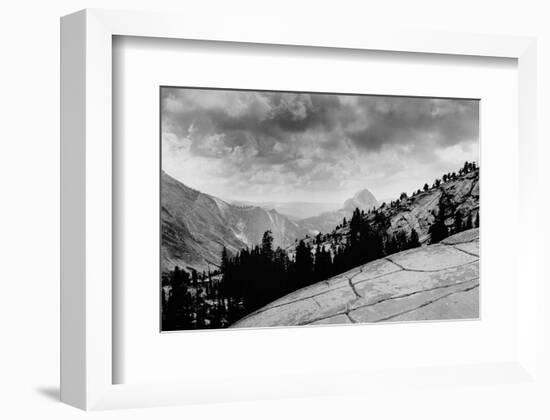 Flat Rocks, Yosemite National Park, California-null-Framed Art Print