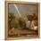 Flatford Lock and Mill (Oil)-John Constable-Framed Premier Image Canvas