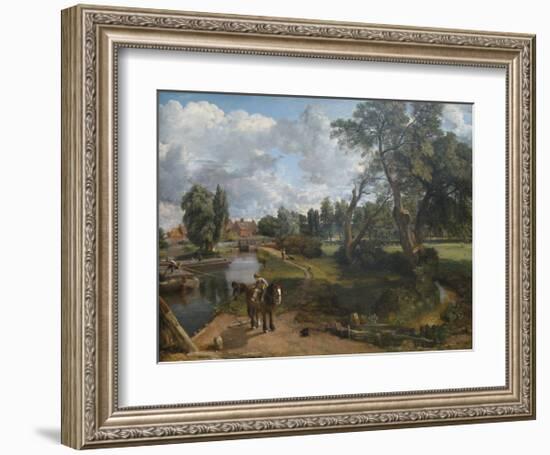 Flatford Mill (Scene on a Navigable River)-John Constable-Framed Premium Giclee Print