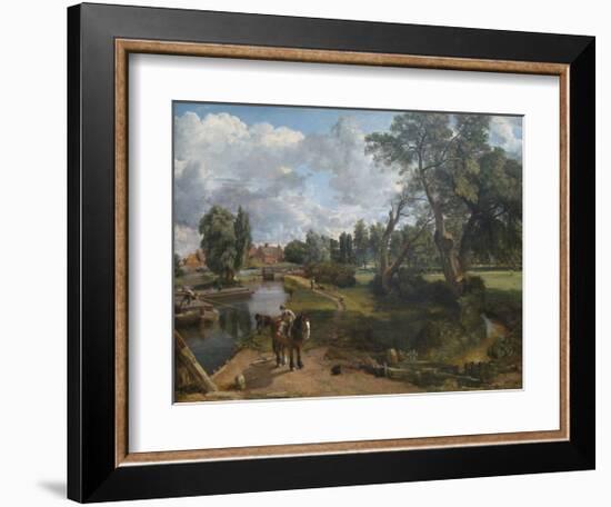 Flatford Mill (Scene on a Navigable River)-John Constable-Framed Premium Giclee Print