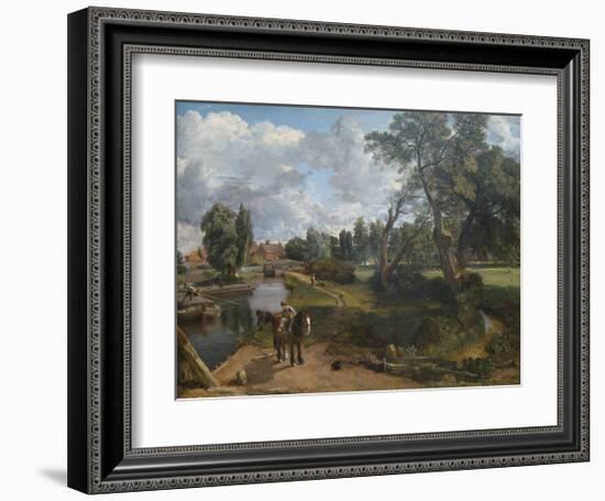 Flatford Mill (Scene on a Navigable River)-John Constable-Framed Premium Giclee Print