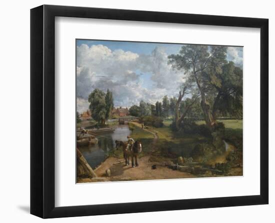 Flatford Mill (Scene on a Navigable River)-John Constable-Framed Premium Giclee Print