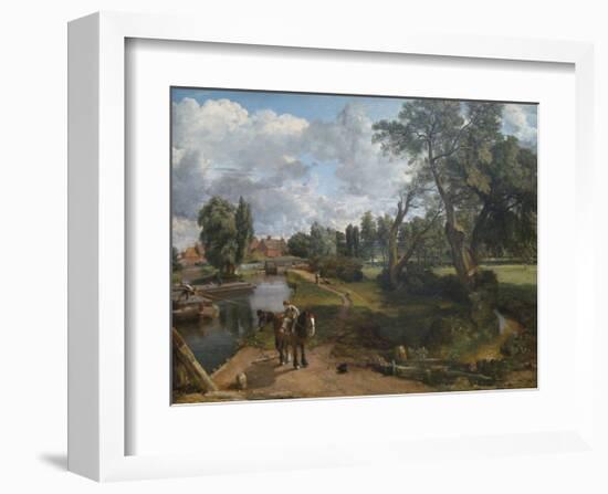 Flatford Mill (Scene on a Navigable River)-John Constable-Framed Premium Giclee Print