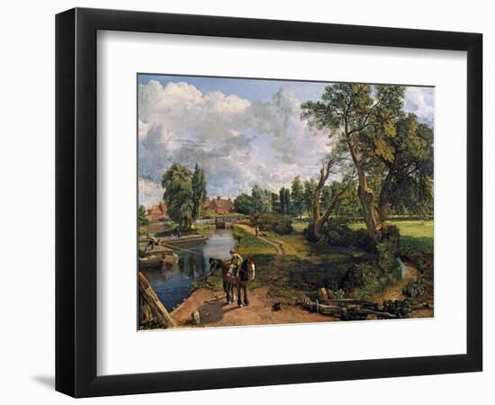 Flatford Mill ('Scene on a Navigable River')-John Constable-Framed Giclee Print