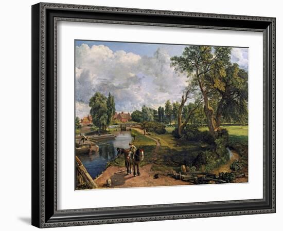 Flatford Mill ('Scene on a Navigable River')-John Constable-Framed Giclee Print