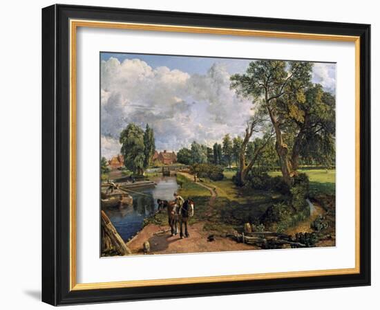 Flatford Mill ('Scene on a Navigable River')-John Constable-Framed Giclee Print