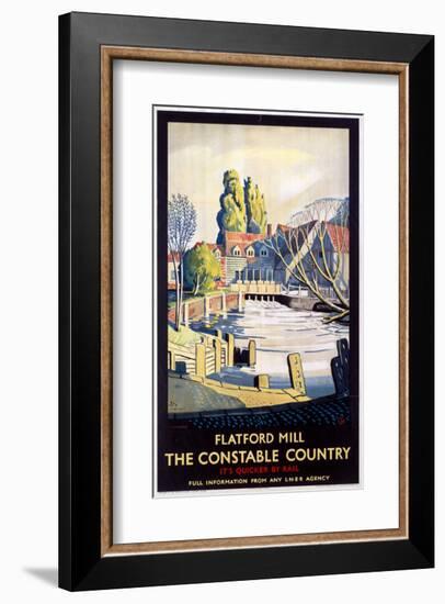 Flatford Mill-null-Framed Art Print