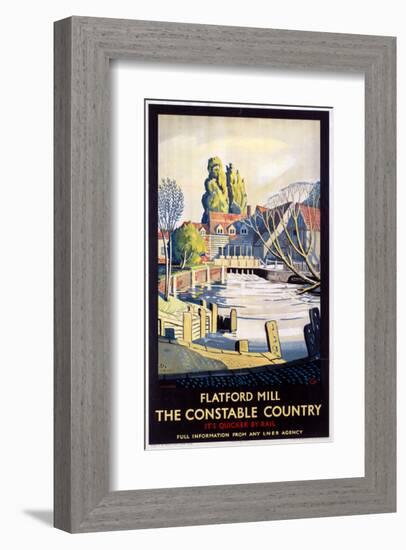 Flatford Mill-null-Framed Art Print