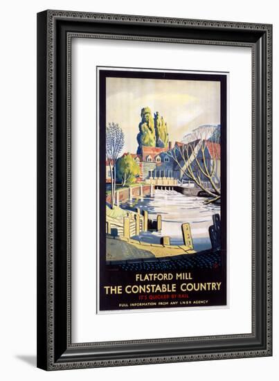 Flatford Mill-null-Framed Art Print