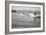 Flathead Lake, Montana, View of a Man Water-Skiing, Couple in Speedboat-Lantern Press-Framed Art Print