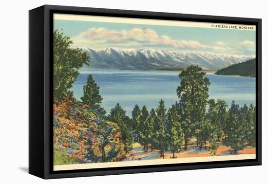 Flathead Lake, Montana-null-Framed Stretched Canvas