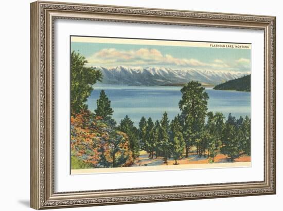 Flathead Lake, Montana-null-Framed Art Print