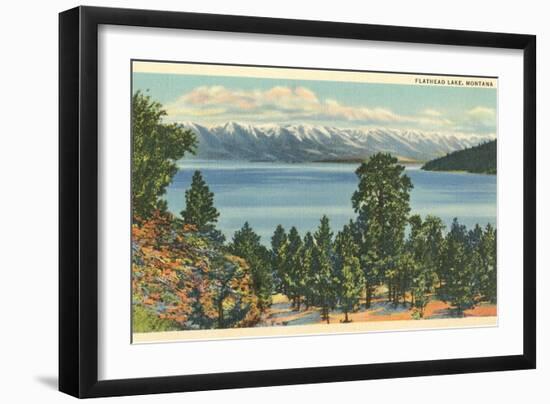 Flathead Lake, Montana-null-Framed Art Print
