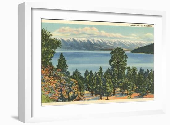 Flathead Lake, Montana-null-Framed Art Print