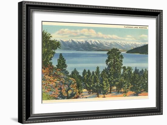 Flathead Lake, Montana-null-Framed Art Print