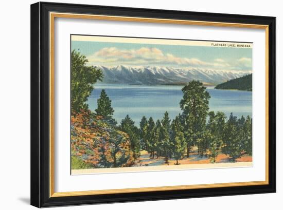 Flathead Lake, Montana-null-Framed Art Print