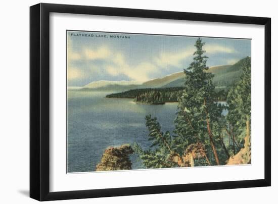 Flathead Lake, Montana-null-Framed Art Print