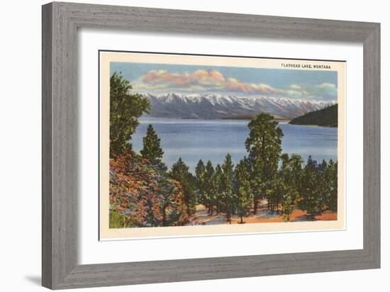 Flathead Lake, Montana-null-Framed Art Print