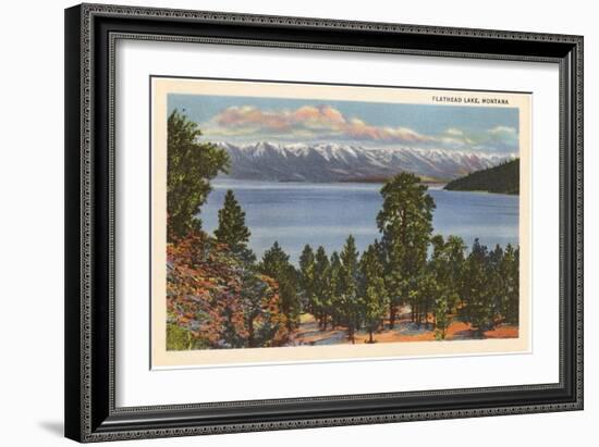 Flathead Lake, Montana-null-Framed Art Print