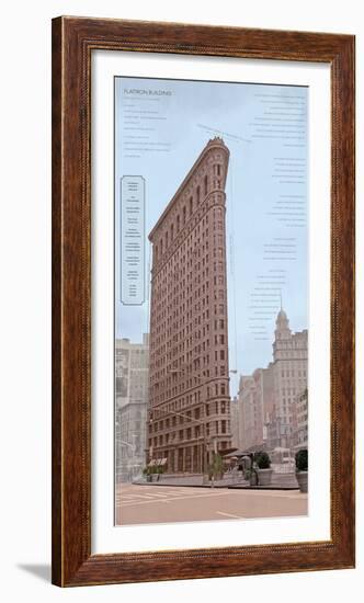 Flatiron Architecture-Phil Maier-Framed Art Print