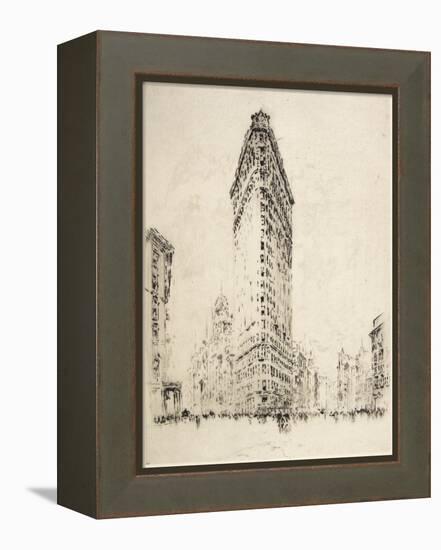 Flatiron Building, 1904-Joseph Pennell-Framed Premier Image Canvas