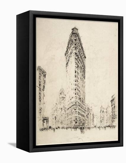 Flatiron Building, 1904-Joseph Pennell-Framed Premier Image Canvas