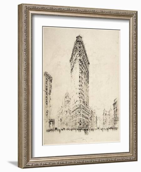 Flatiron Building, 1904-Joseph Pennell-Framed Giclee Print