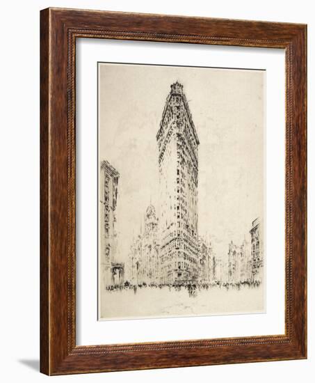 Flatiron Building, 1904-Joseph Pennell-Framed Giclee Print