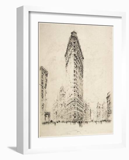 Flatiron Building, 1904-Joseph Pennell-Framed Giclee Print