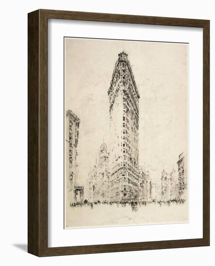 Flatiron Building, 1904-Joseph Pennell-Framed Premium Giclee Print