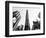 Flatiron Building, 5th Ave, Manhattan, New York, United States, Black and White Photography-Philippe Hugonnard-Framed Photographic Print