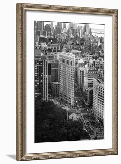 Flatiron Building Aerial-null-Framed Photo