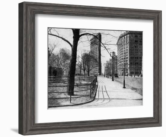 Flatiron Building and Madison Square, New York City, USA, C1930S-Ewing Galloway-Framed Giclee Print