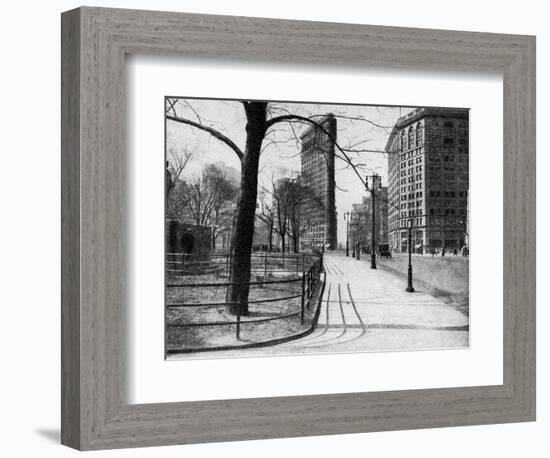 Flatiron Building and Madison Square, New York City, USA, C1930S-Ewing Galloway-Framed Giclee Print