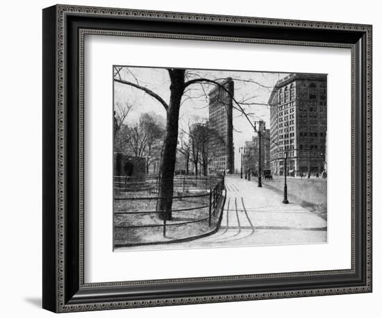 Flatiron Building and Madison Square, New York City, USA, C1930S-Ewing Galloway-Framed Giclee Print