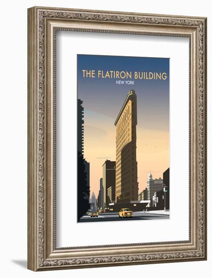 FlatIron Building - Dave Thompson Contemporary Travel Print-Dave Thompson-Framed Giclee Print