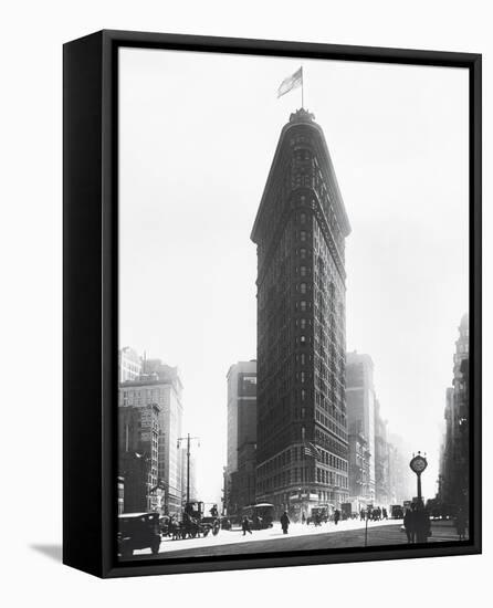Flatiron Building - Detail-The Chelsea Collection-Framed Stretched Canvas