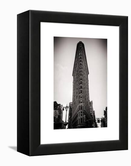 Flatiron Building Facade-Philippe Hugonnard-Framed Stretched Canvas