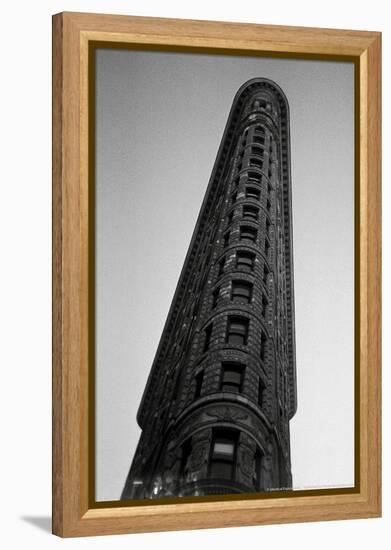 Flatiron Building From Below NYC-null-Framed Stretched Canvas