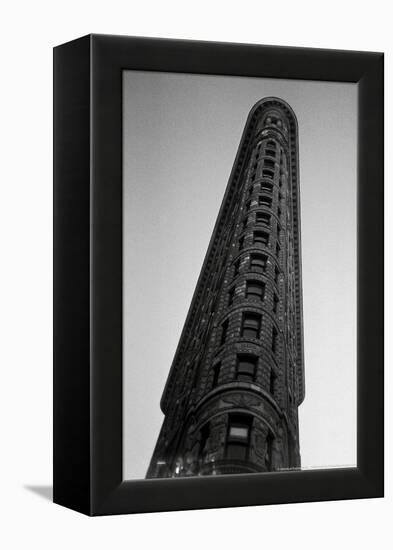 Flatiron Building From Below NYC-null-Framed Stretched Canvas