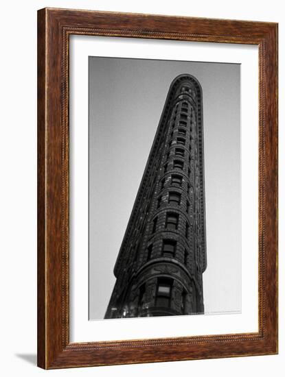 Flatiron Building From Below NYC-null-Framed Photo