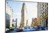 Flatiron Building III - In the Style of Oil Painting-Philippe Hugonnard-Mounted Giclee Print