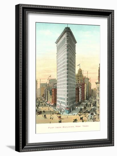 Flatiron Building, New York City-null-Framed Premium Giclee Print